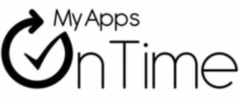 MY APPS ON TIME Logo (USPTO, 05/06/2018)