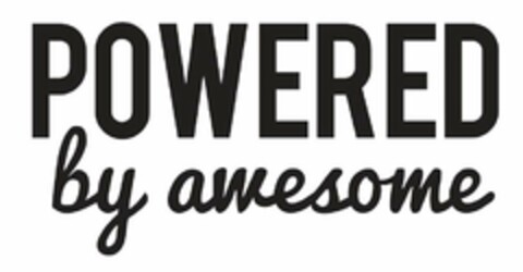 POWERED BY AWESOME Logo (USPTO, 01.06.2018)