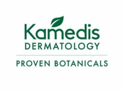 KAMEDIS DERMATOLOGY PROVEN BOTANICALS Logo (USPTO, 13.08.2018)