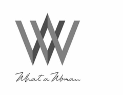 WW WHAT A WOMAN Logo (USPTO, 14.08.2018)