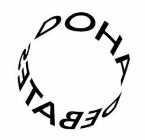 DOHA DEBATES Logo (USPTO, 28.09.2018)