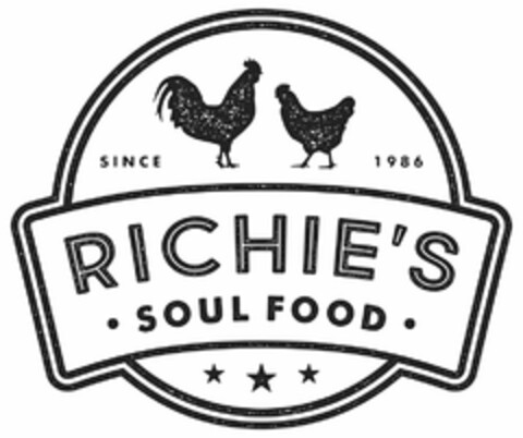 RICHIE'S SOUL FOOD SINCE 1986 Logo (USPTO, 24.10.2018)