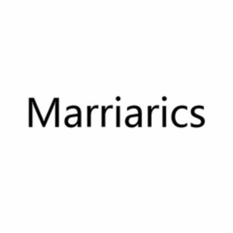 MARRIARICS Logo (USPTO, 11/12/2018)