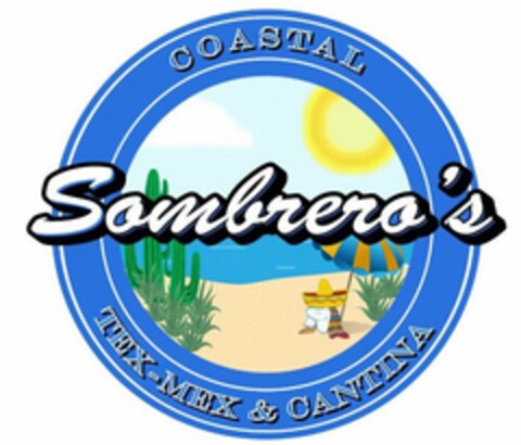 SOMBRERO'S COASTAL TEX-MEX & CANTINA Logo (USPTO, 15.11.2018)