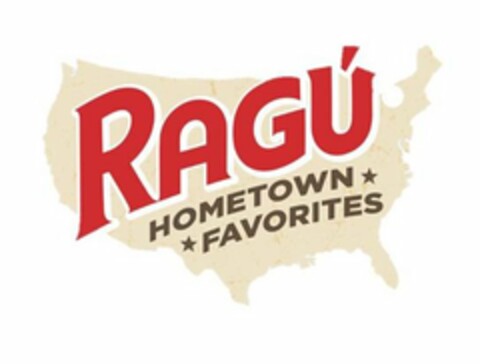 RAGÚ HOMETOWN FAVORITES Logo (USPTO, 26.12.2018)