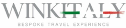 WINKITALY BESPOKE TRAVEL EXPERIENCE Logo (USPTO, 29.01.2019)