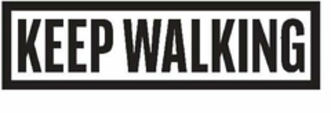 KEEP WALKING Logo (USPTO, 06/17/2019)