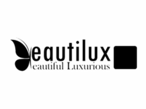 BEAUTILUX BEAUTIFUL LUXURIOUS Logo (USPTO, 13.08.2019)