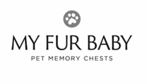 MY FUR BABY PET MEMORY CHESTS Logo (USPTO, 17.10.2019)