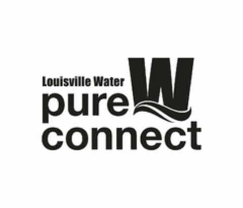 LOUISVILLE WATER PURE CONNECT W Logo (USPTO, 07.01.2020)