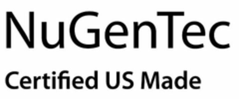 NUGENTEC CERTIFIED US MADE Logo (USPTO, 04/15/2020)