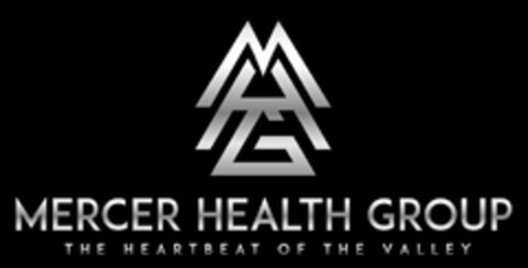 MHG MERCER HEALTH GROUP THE HEARTBEAT OF THE VALLEY Logo (USPTO, 10.06.2020)