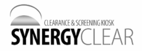 SYNERGYCLEAR CLEARANCE & SCREENING KIOSK Logo (USPTO, 08/08/2020)