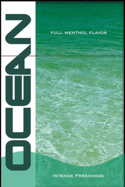 OCEAN FULL MENTHOL FLAVOR INTENSE FRESHNESS Logo (USPTO, 02/26/2009)