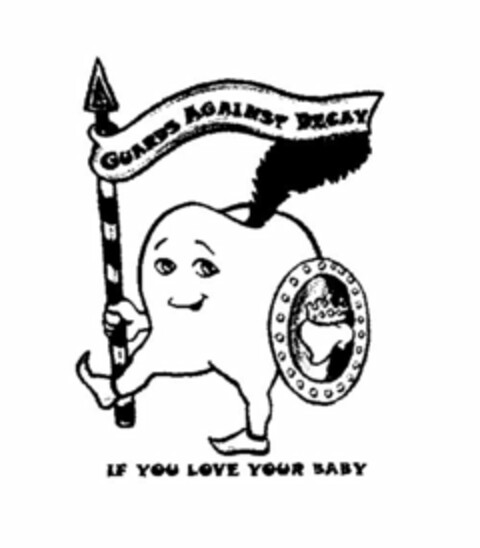 GUARDS AGAINST DECAY IF YOU LOVE YOUR BABY Logo (USPTO, 17.06.2009)