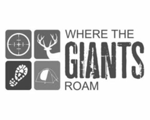 WHERE THE GIANTS ROAM Logo (USPTO, 09/11/2009)