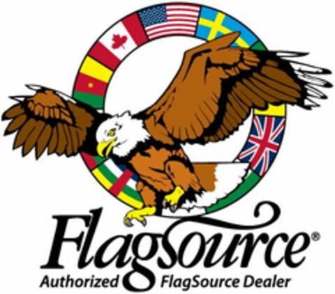 FLAGSOURCE - AUTHORIZED FLAGSOURCE DEALER Logo (USPTO, 11.02.2010)