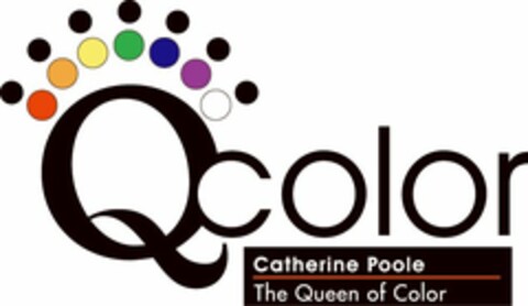 QCOLOR THE QUEEN OF COLOR CATHERINE POOLE, CH Logo (USPTO, 07.08.2010)