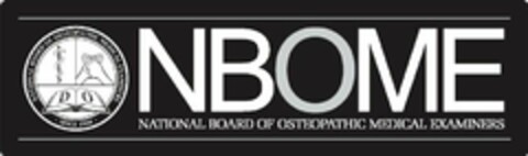 NBOME NATIONAL BOARD OF OSTEOPATHIC MEDICAL EXAMINERS Logo (USPTO, 10/14/2010)