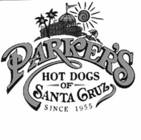 PARKER'S HOT DOGS OF SANTA CRUZ SINCE 1955 Logo (USPTO, 06.05.2011)