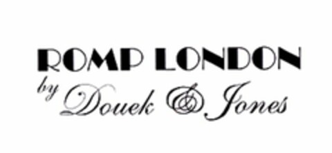 ROMP LONDON BY DOUEK & JONES Logo (USPTO, 06/17/2011)