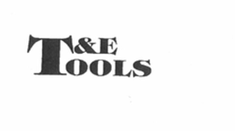 T&E TOOLS Logo (USPTO, 29.07.2011)