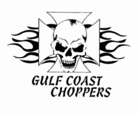 GULF COAST CHOPPERS Logo (USPTO, 08/10/2011)