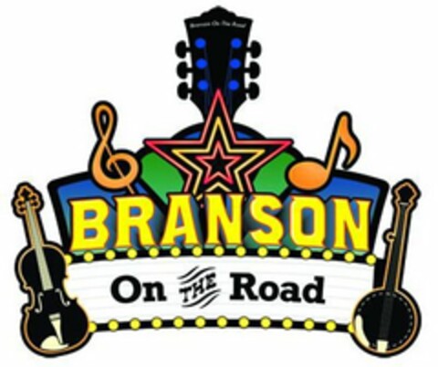 BRANSON ON THE ROAD BRANSON ON THE ROAD Logo (USPTO, 10/12/2011)