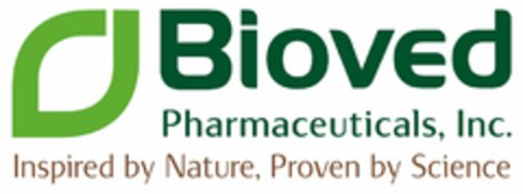 BIOVED PHARMACEUTICALS, INC. INSPIRED BY NATURE, PROVEN BY SCIENCE Logo (USPTO, 12.01.2012)