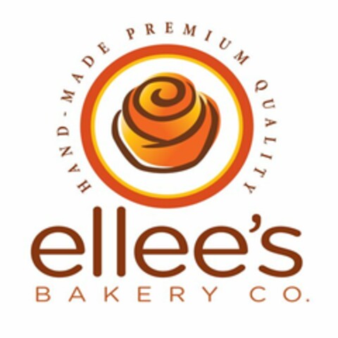 HAND - MADE PREMIUM QUALITY ELLEE'S BAKERY CO. Logo (USPTO, 28.02.2012)