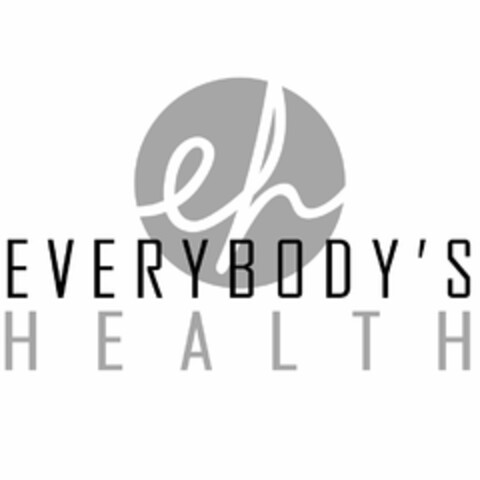 EH EVERYBODY'S HEALTH Logo (USPTO, 13.07.2012)