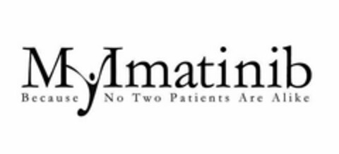 MYIMATINIB BECAUSE NO TWO PATIENTS ARE ALIKE Logo (USPTO, 12.02.2013)