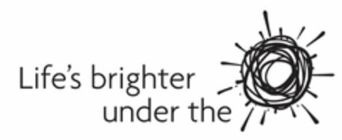 LIFE'S BRIGHTER UNDER THE Logo (USPTO, 03/25/2013)