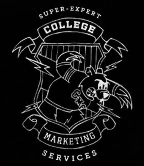 SUPER-EXPERT COLLEGE MARKETING SERVICES CM Logo (USPTO, 07/19/2013)