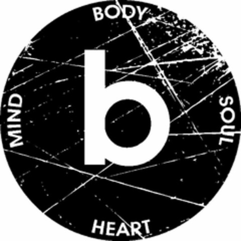 B MIND BODY SOUL HEART Logo (USPTO, 10/23/2013)