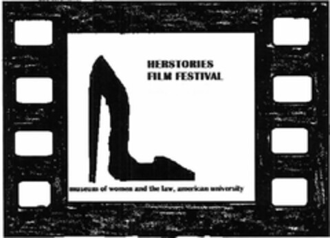 HERSTORIES FILM FESTIVAL MUSEUM OF WOMEN AND THE LAW, AMERICAN UNIVERSITY Logo (USPTO, 04.06.2014)