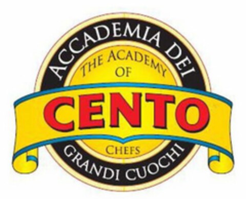 CENTO ACCADEMIA DEI GRANDI CUOCHI THE ACADEMY OF CHEFS Logo (USPTO, 11.06.2014)