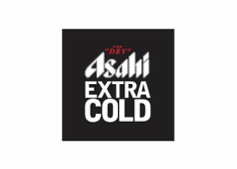SUPER "DRY" ASAHI EXTRA COLD Logo (USPTO, 22.12.2014)