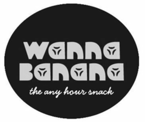 WANNA BANANA THE ANY HOUR SNACK Logo (USPTO, 06.07.2015)