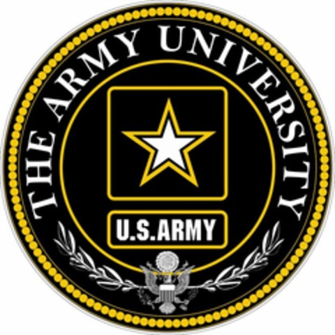 THE ARMY UNIVERSITY U.S. ARMY Logo (USPTO, 29.01.2016)