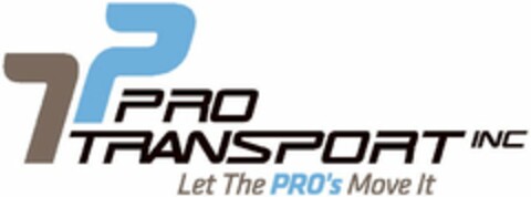 PRO TRANSPORT INC LET THE PRO'S MOVE IT Logo (USPTO, 06.05.2016)