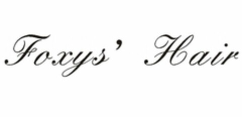 FOXYS' HAIR Logo (USPTO, 20.06.2016)