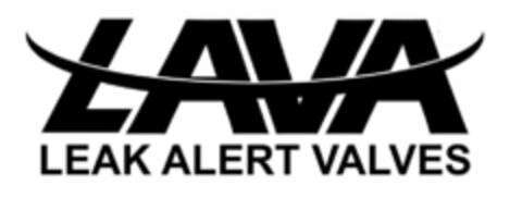LAVA LEAK ALERT VALVES Logo (USPTO, 10.01.2017)