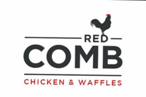 RED COMB CHICKEN & WAFFLES Logo (USPTO, 29.06.2017)