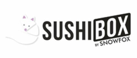 SUSHI BOX BY SNOWFOX Logo (USPTO, 07/31/2017)