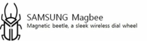 SAMSUNG MAGBEE MAGNETIC BEETLE, A SLEEKWIRELESS DIAL WHEEL Logo (USPTO, 30.11.2017)