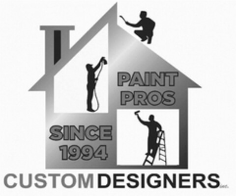 PAINT PROS SINCE 1994 CUSTOM DESIGNERS INC. Logo (USPTO, 11.12.2017)