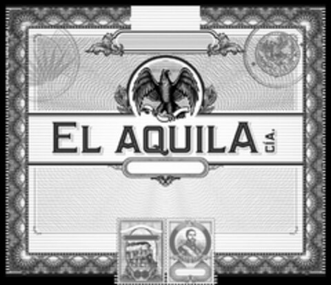 EL AQUILA CÍA Logo (USPTO, 24.07.2018)
