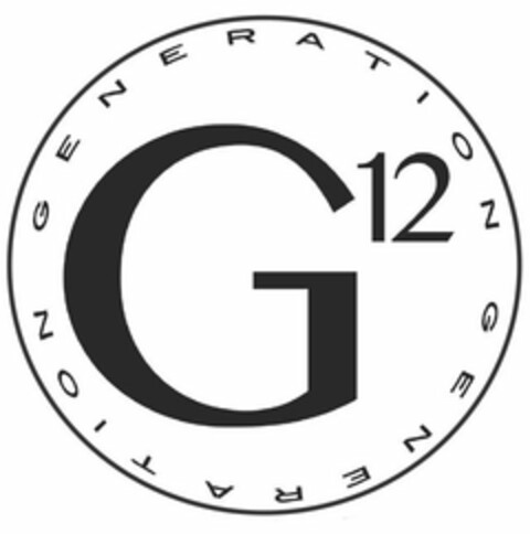 G12 GENERATION GENERATION Logo (USPTO, 11/07/2018)