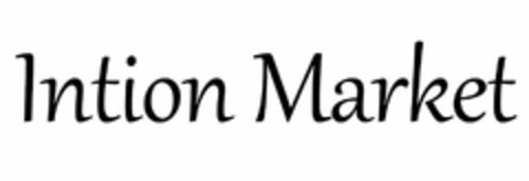 INTION MARKET Logo (USPTO, 10.06.2019)